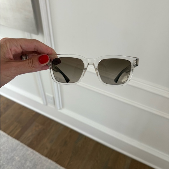 Saint Laurent Gold-Tone Sunglasses - Picture 1 of 4